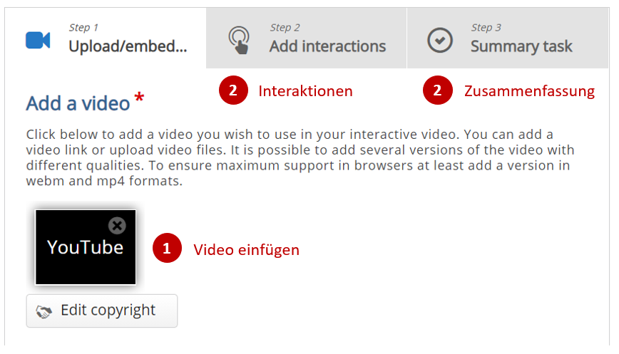 in drei Schritten zum interaktiven Video
